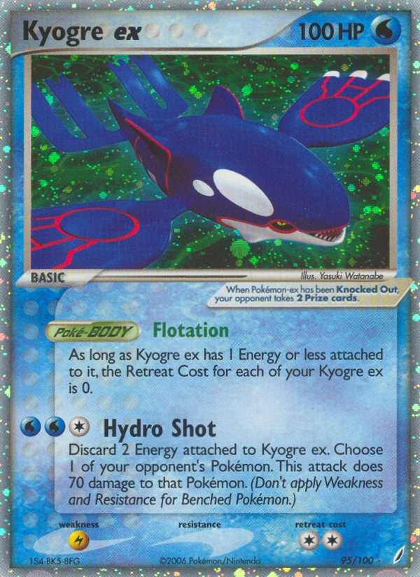 Kyogre ex (95/100) [EX: Crystal Guardians] | Good Games North