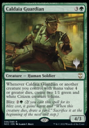 Caldaia Guardian (Promo Pack) [Streets of New Capenna Commander Promos] | Good Games North