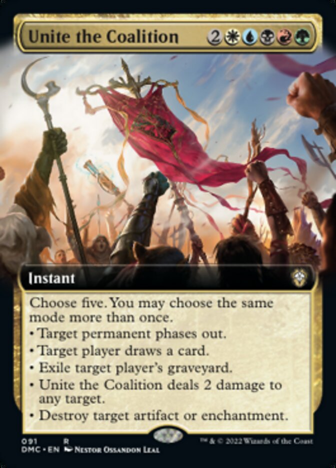 Unite the Coalition (Extended Art) [Dominaria United Commander] | Good Games North