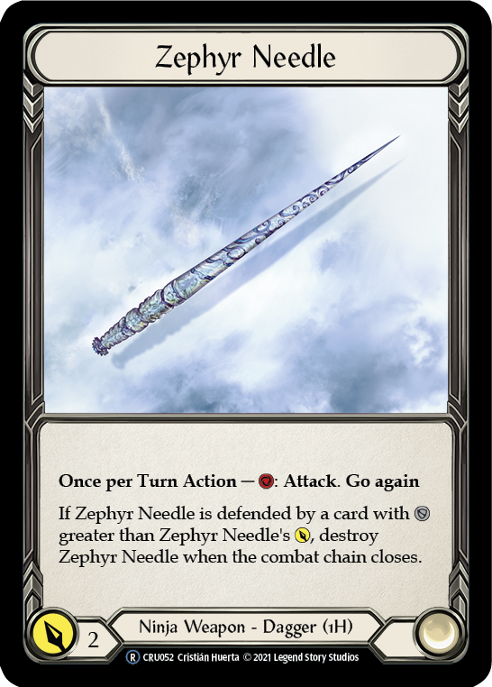 Zephyr Needle [U-CRU052] Unlimited Normal | Good Games North