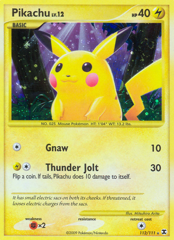 Pikachu (112/111) [Platinum: Rising Rivals] | Good Games North