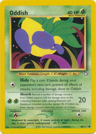 Oddish (68/111) [Neo Genesis Unlimited] | Good Games North