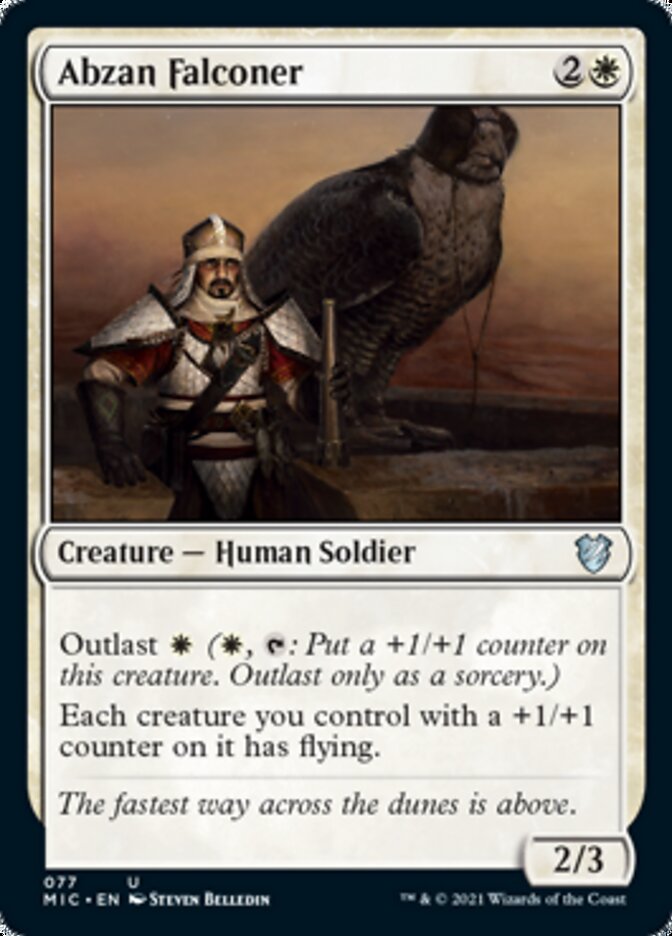 Abzan Falconer [Innistrad: Midnight Hunt Commander] | Good Games North