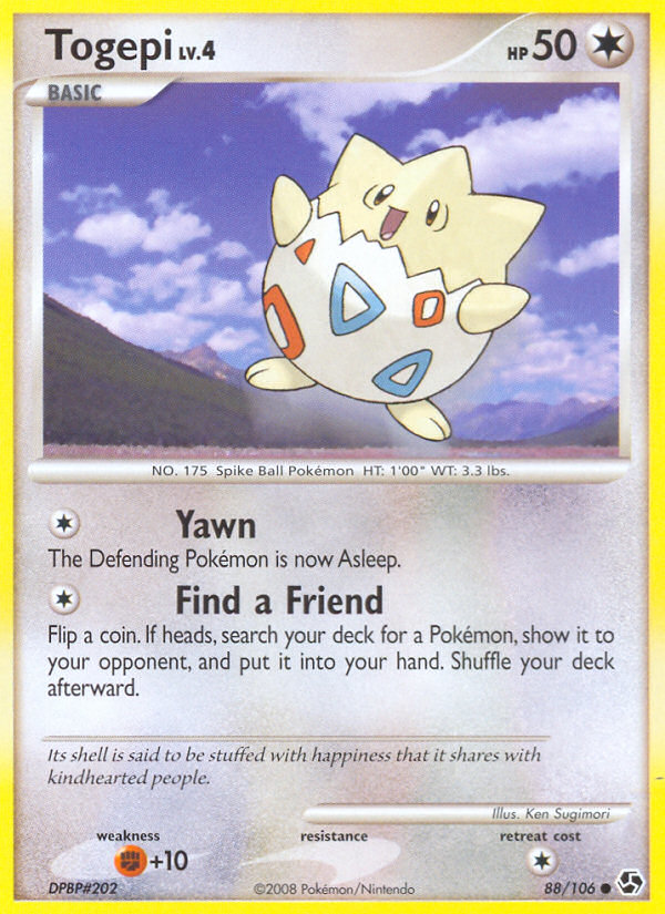 Togepi (88/106) [Diamond & Pearl: Great Encounters] | Good Games North