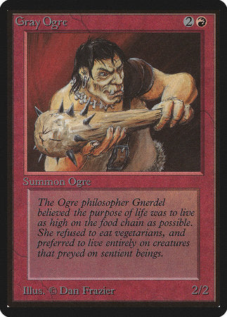 Gray Ogre [Limited Edition Beta] | Good Games North