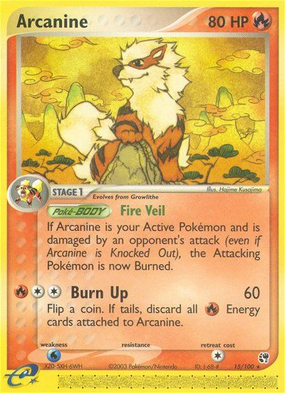 Arcanine (15/100) [EX: Sandstorm] | Good Games North