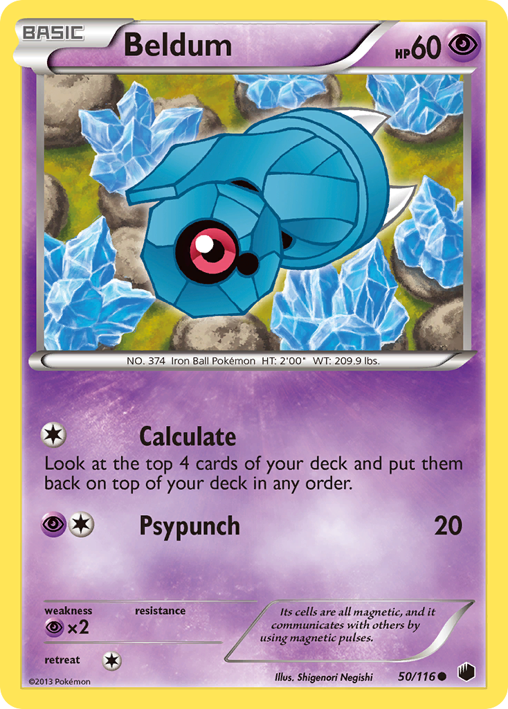 Beldum (50/116) [Black & White: Plasma Freeze] | Good Games North