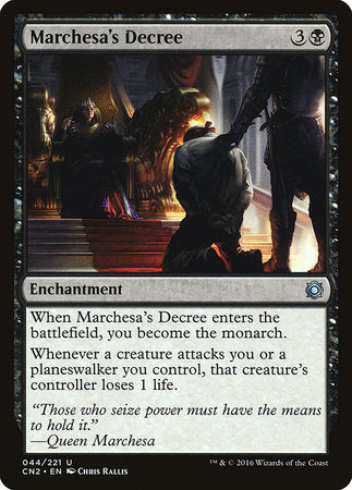 Marchesa's Decree [Conspiracy: Take the Crown] | Good Games North