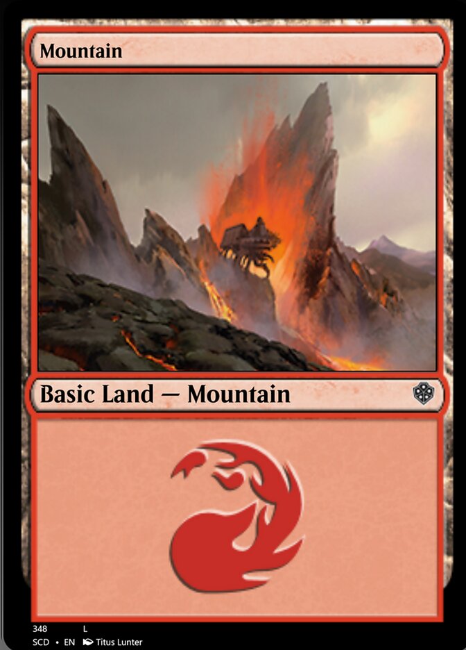 Mountain (348) [Starter Commander Decks] | Good Games North