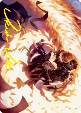 Revel in Silence Art Card (Gold-Stamped Signature) [Strixhaven: School of Mages Art Series] | Good Games North