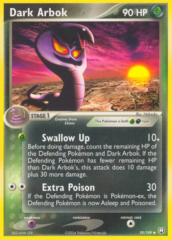Dark Arbok (29/109) [EX: Team Rocket Returns] | Good Games North