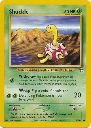 Shuckle (72/111) [Neo Genesis Unlimited] | Good Games North