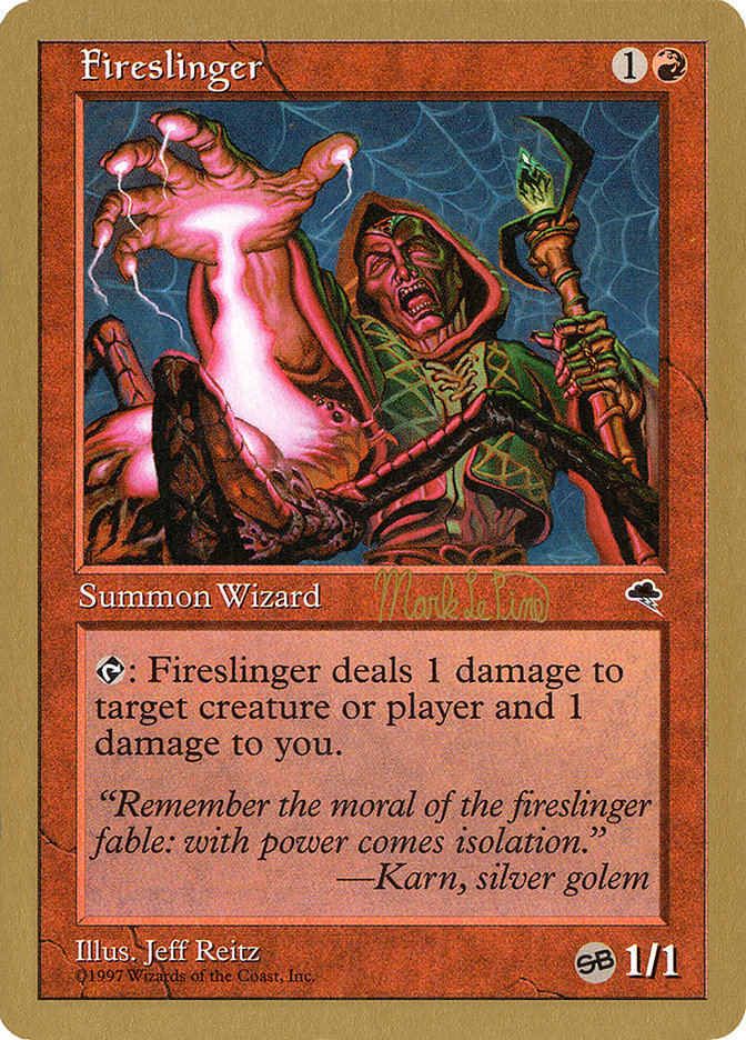 Fireslinger (Mark Le Pine) (SB) [World Championship Decks 1999] | Good Games North