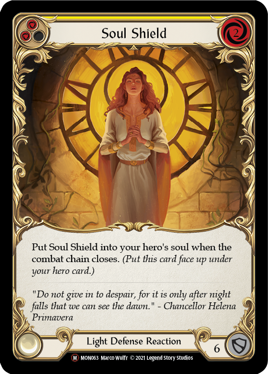 Soul Shield [U-MON063-RF] Unlimited Rainbow Foil | Good Games North