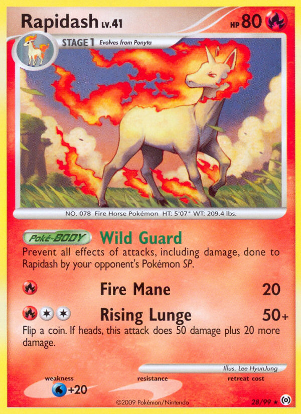 Rapidash (28/99) [Platinum: Arceus] | Good Games North