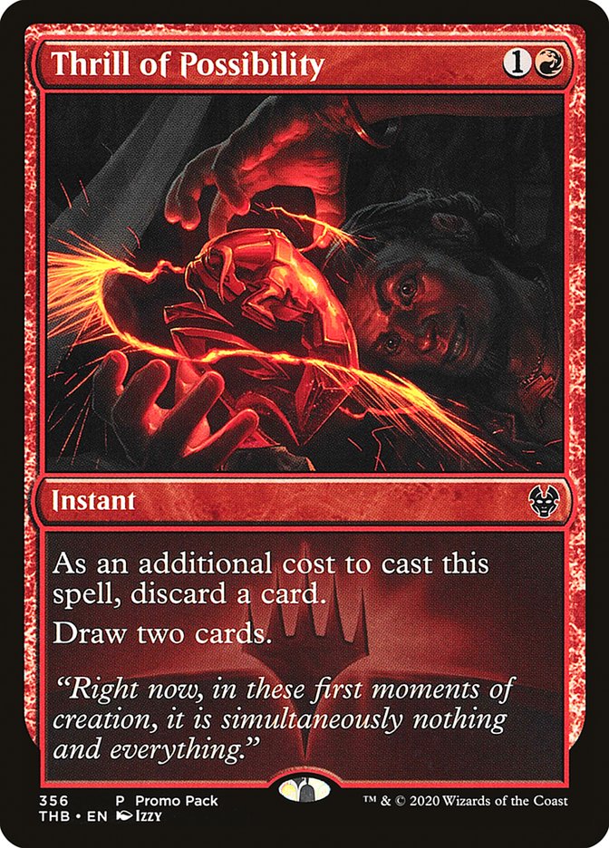 Thrill of Possibility (Promo Pack) [Theros Beyond Death Promos] | Good Games North