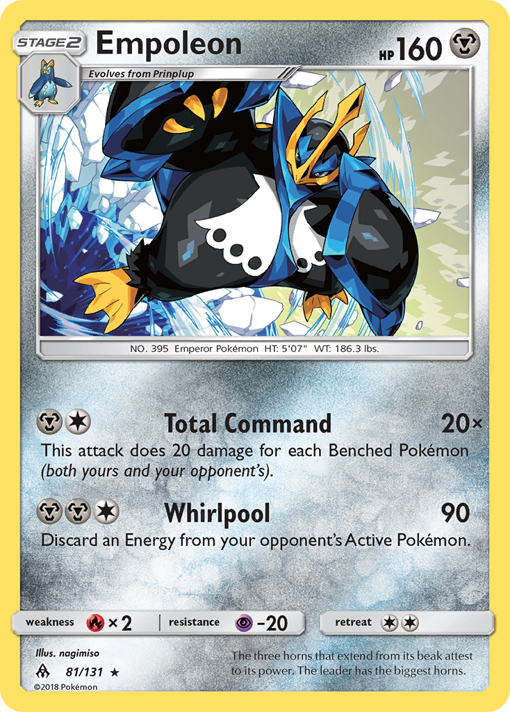 Empoleon (81/131) [Sun & Moon: Forbidden Light] | Good Games North
