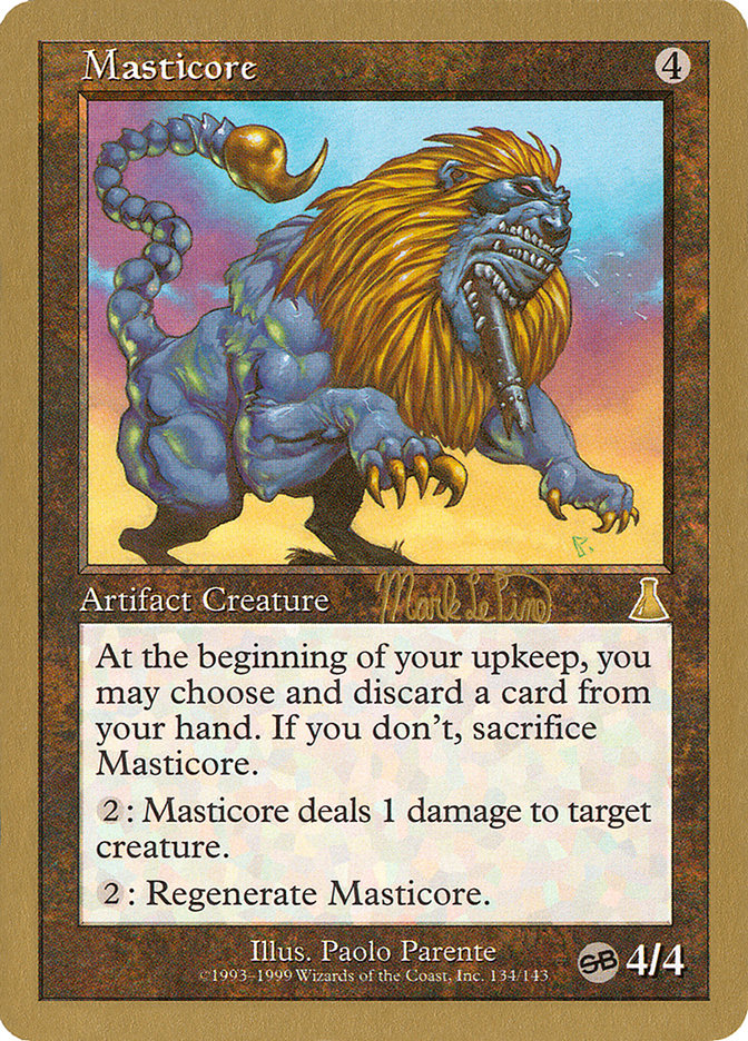 Masticore (Mark Le Pine) (SB) [World Championship Decks 1999] | Good Games North