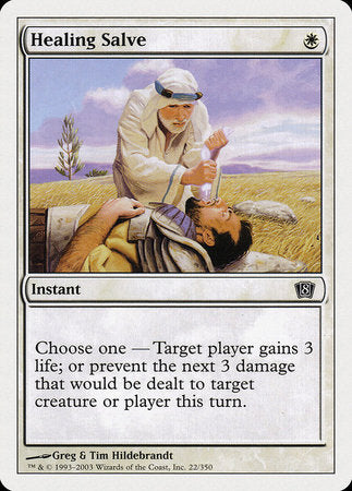 Healing Salve [Eighth Edition] | Good Games North