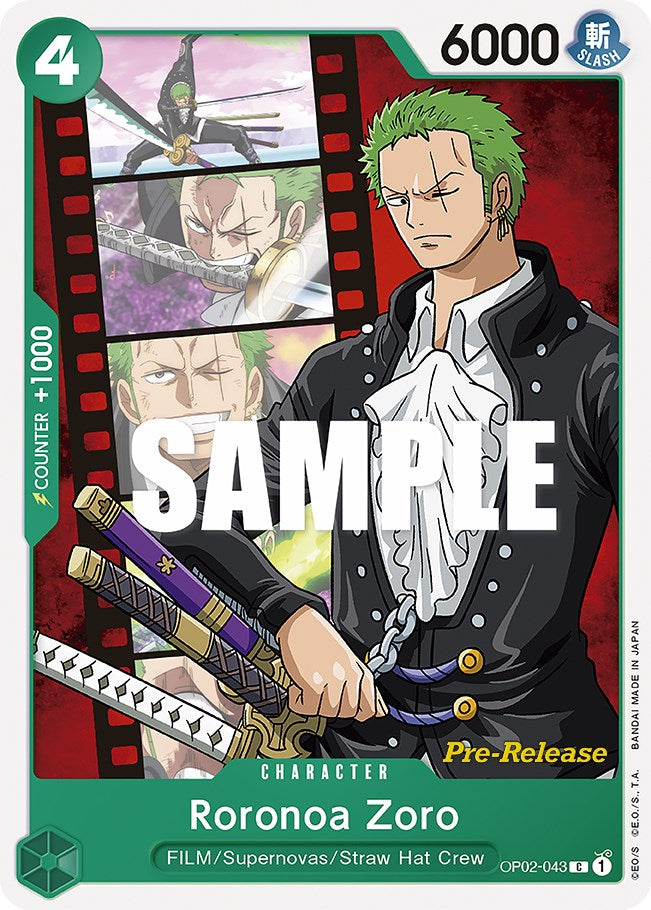 Roronoa Zoro [Paramount War Pre-Release Cards] | Good Games North