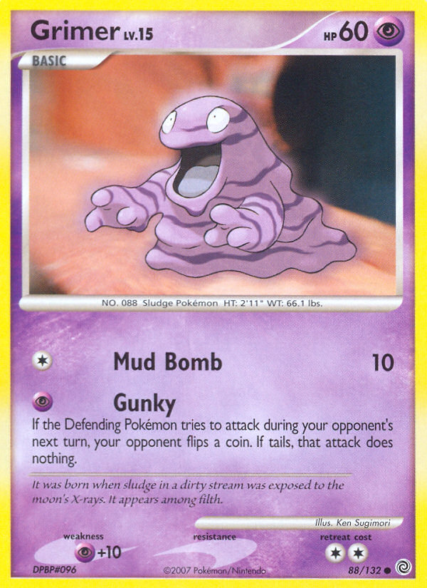 Grimer (88/132) [Diamond & Pearl: Secret Wonders] | Good Games North