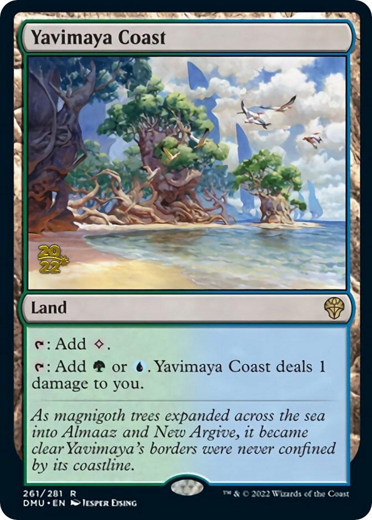 Yavimaya Coast [Dominaria United Prerelease Promos] | Good Games North