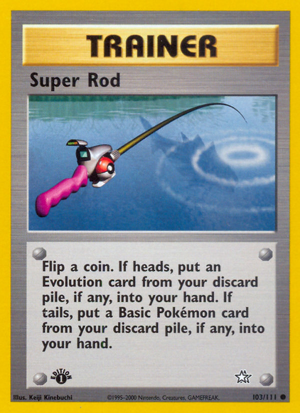 Super Rod (103/111) [Neo Genesis 1st Edition] | Good Games North