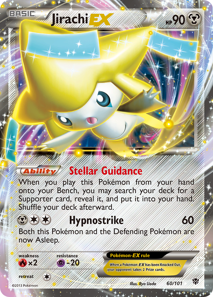 Jirachi EX (60/101) [Black & White: Plasma Blast] | Good Games North