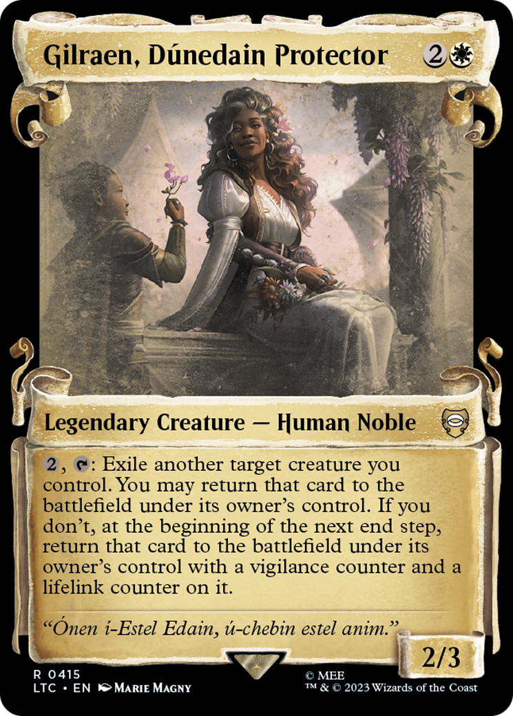 Gilraen, Dunedain Protector [The Lord of the Rings: Tales of Middle-Earth Commander Showcase Scrolls] | Good Games North