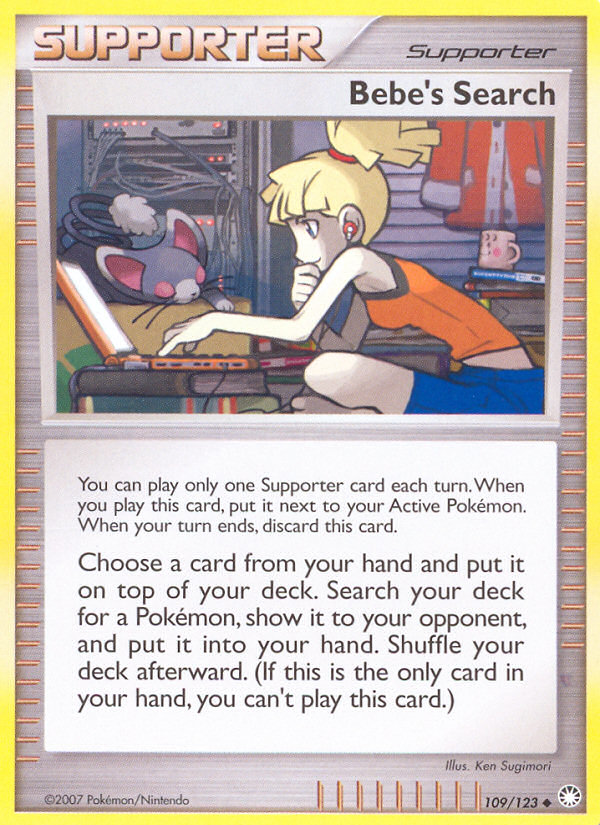 Bebe's Search (109/123) [Diamond & Pearl: Mysterious Treasures] | Good Games North