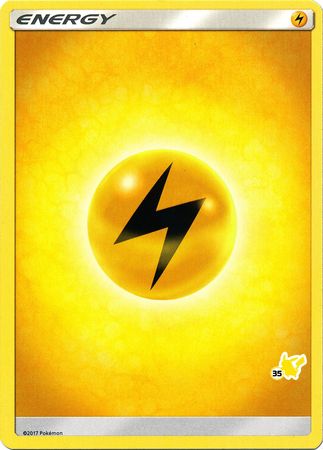 Lightning Energy (Pikachu Stamp #35) [Battle Academy 2020] | Good Games North