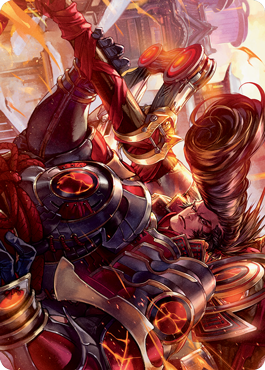 Upriser Renegade Art Card [Kamigawa: Neon Dynasty Art Series] | Good Games North