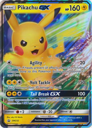 Pikachu GX (SM232) (Jumbo Card) [Sun & Moon: Black Star Promos] | Good Games North