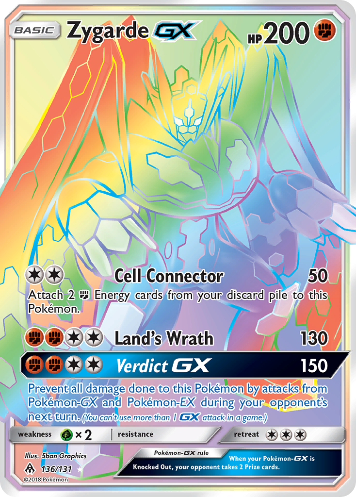 Zygarde GX (136/131) [Sun & Moon: Forbidden Light] | Good Games North