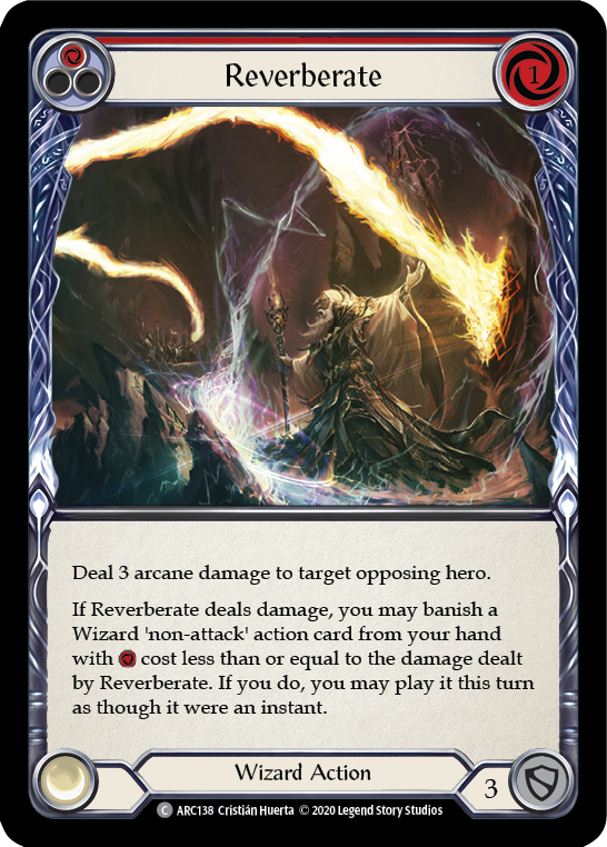 Reverberate (Red) [U-ARC138] Unlimited Rainbow Foil | Good Games North