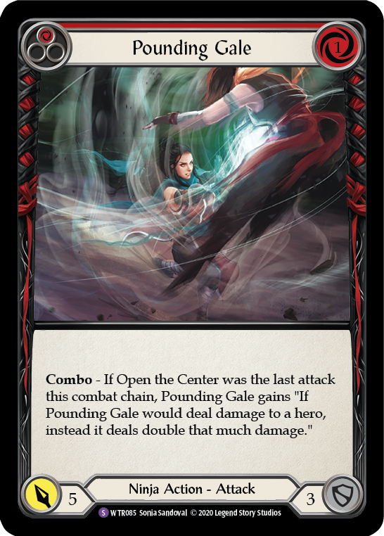 Pounding Gale [U-WTR085] (Welcome to Rathe Unlimited)  Unlimited Rainbow Foil | Good Games North