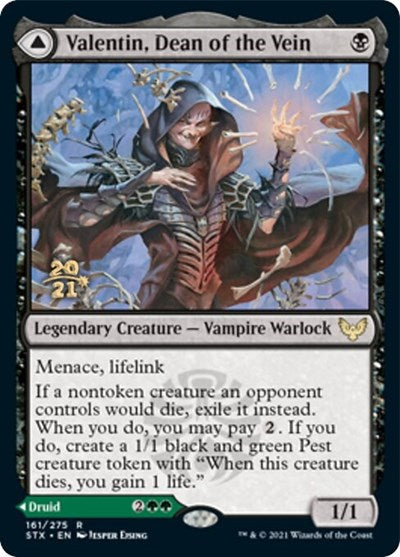 Valentin, Dean of the Vein // Lisette, Dean of the Root [Strixhaven: School of Mages Prerelease Promos] | Good Games North