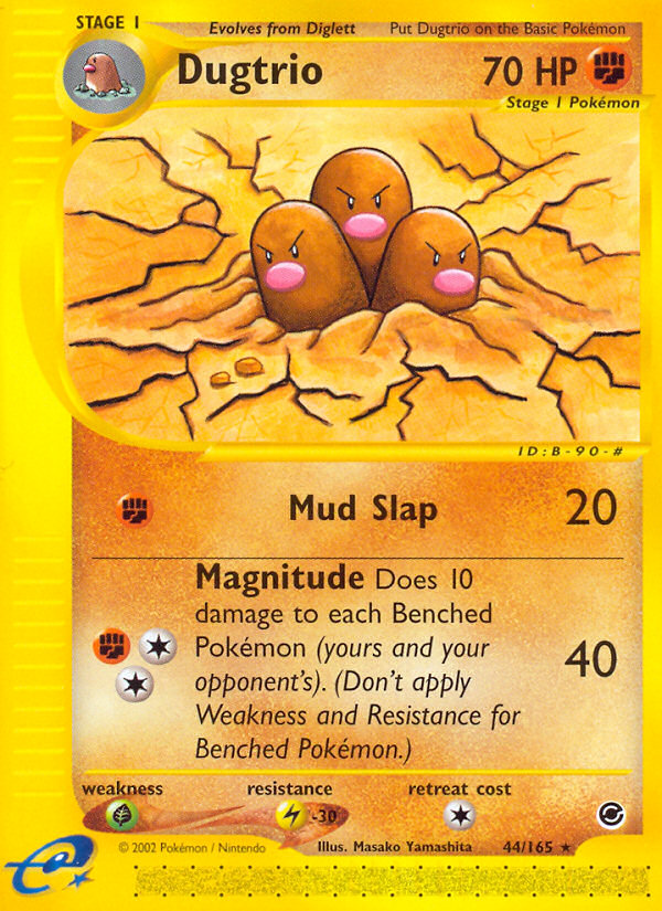 Dugtrio (44/165) [Expedition: Base Set] | Good Games North