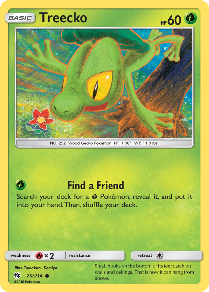Treecko (20/214) [Sun & Moon: Lost Thunder] | Good Games North
