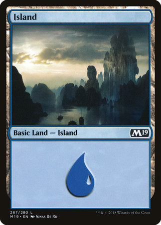 Island (267) [Core Set 2019] | Good Games North