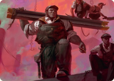 The Beamtown Bullies Art Card [Streets of New Capenna Art Series] | Good Games North