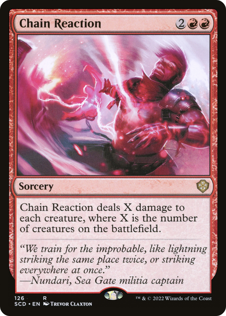 Chain Reaction [Starter Commander Decks] | Good Games North
