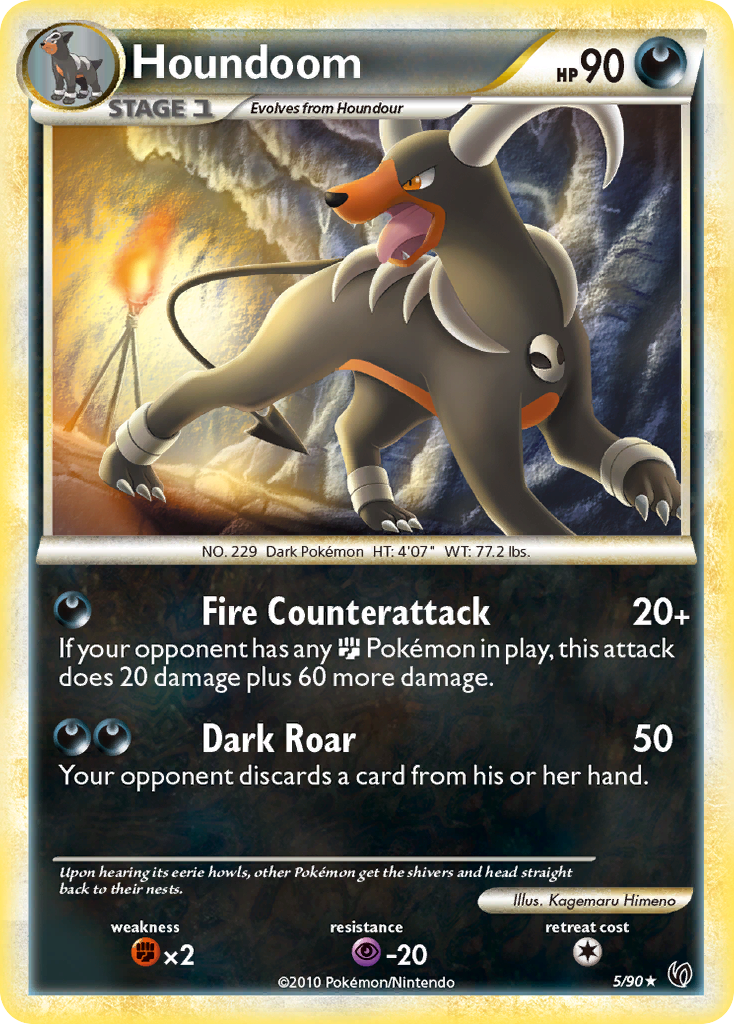 Houndoom (5/90) [HeartGold & SoulSilver: Undaunted] | Good Games North