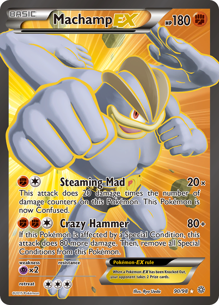 Machamp EX (90/98) [XY: Ancient Origins] | Good Games North