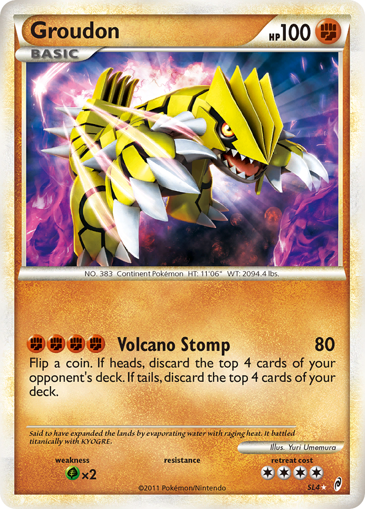 Groudon (SL4) [HeartGold & SoulSilver: Call of Legends] | Good Games North