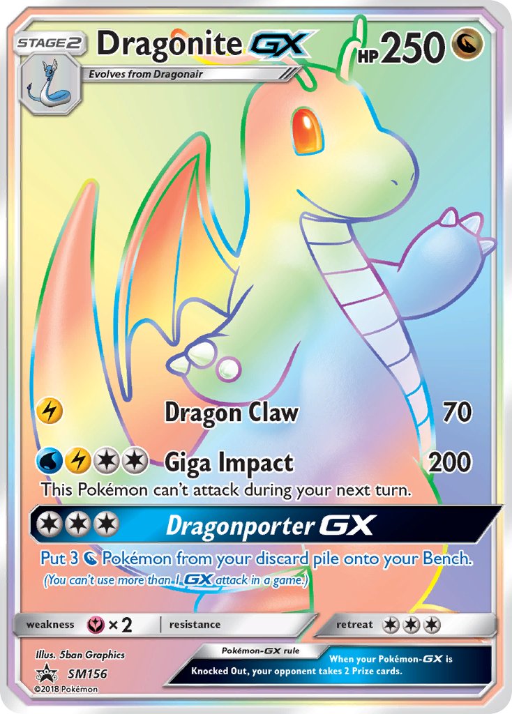 Dragonite GX (SM156) [Sun & Moon: Black Star Promos] | Good Games North