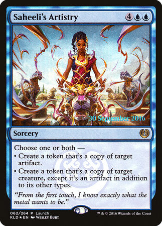 Saheeli's Artistry [Kaladesh Promos] | Good Games North