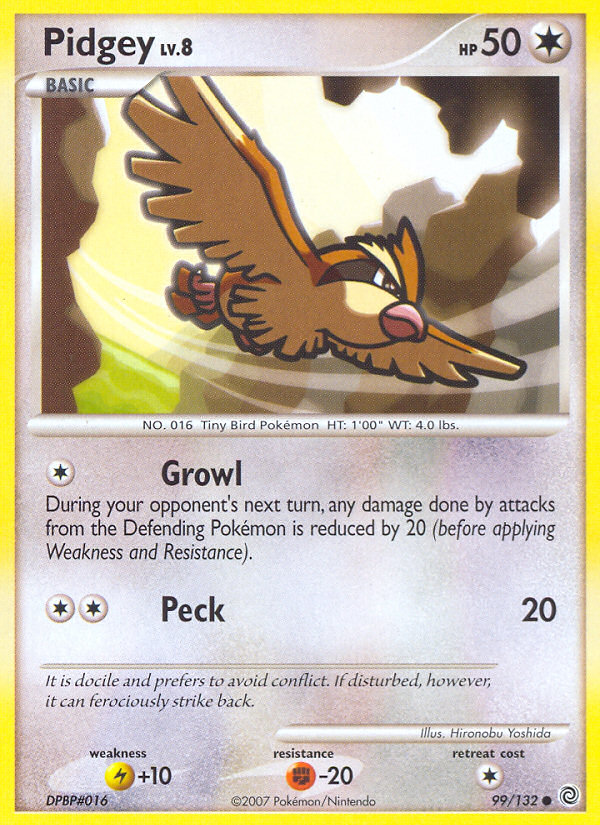 Pidgey (99/132) [Diamond & Pearl: Secret Wonders] | Good Games North