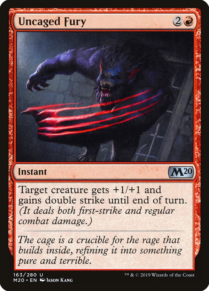 Uncaged Fury [Core Set 2020] | Good Games North