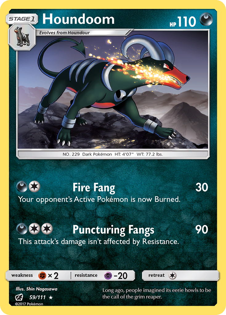 Houndoom (59/111) [Sun & Moon: Crimson Invasion] | Good Games North
